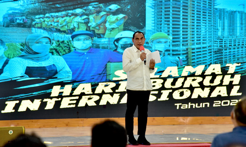 Peringatan Hari Buruh 1 Mei 2021 Edy Rahmayadi : Saya Ingin Setiap Gerakan Ada Gunanya