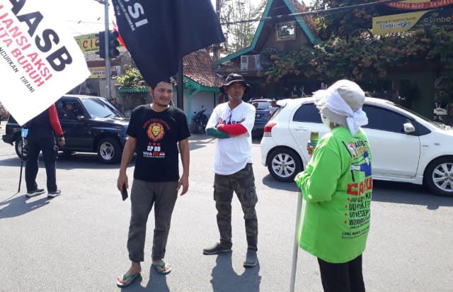 Polsek Sukatani Diduga Larang Tim Longmarch AASB Menginap di Masjid Al Barokah Purwakarta