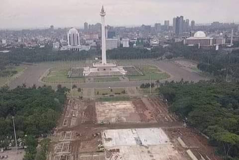 Fraksi PDIP Desak Anies Hentikan Proyek Revitalisasi Monas