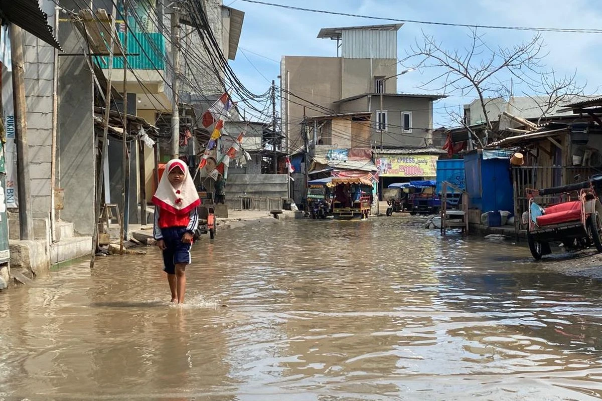 Jakarta Diguyur Hujan Deras, 10 RT di Jaksel Banjir