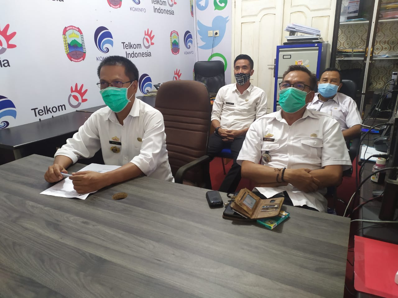 Kadis Kominfo Lampung Selatan Ikuti Webinar Bersama Ditjen IKP