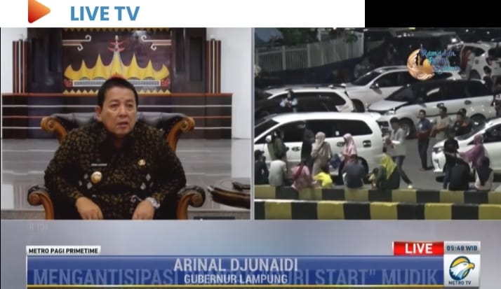 Pemerintah Provinsi Lampung Lakukan Langkah Antisipasi Bagi Pemudik Yang Curi Start*