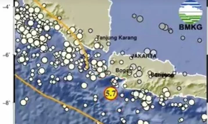 Banten Gempa M5,7, Guncangan Terasa Hingga Jakarta