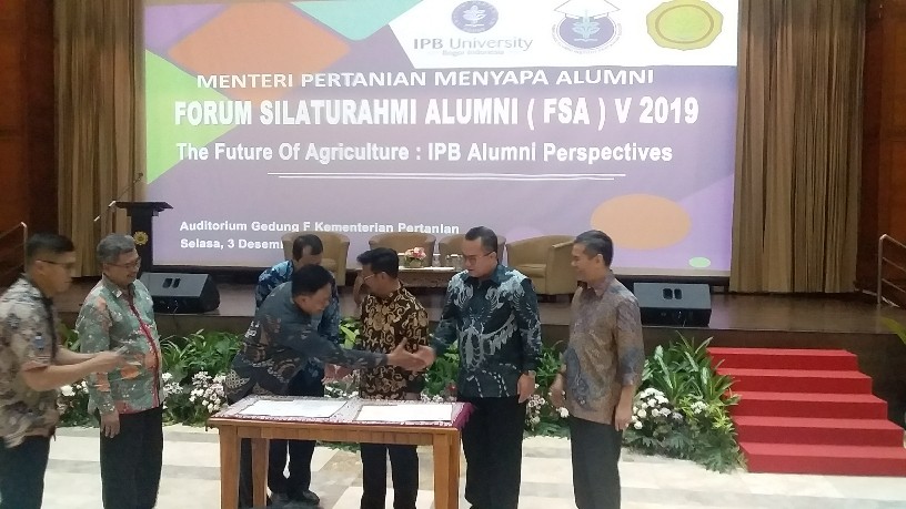 Mentan Harap Ada Kesamaan Konsep Pemerintah dan IPB Soal Pertanian