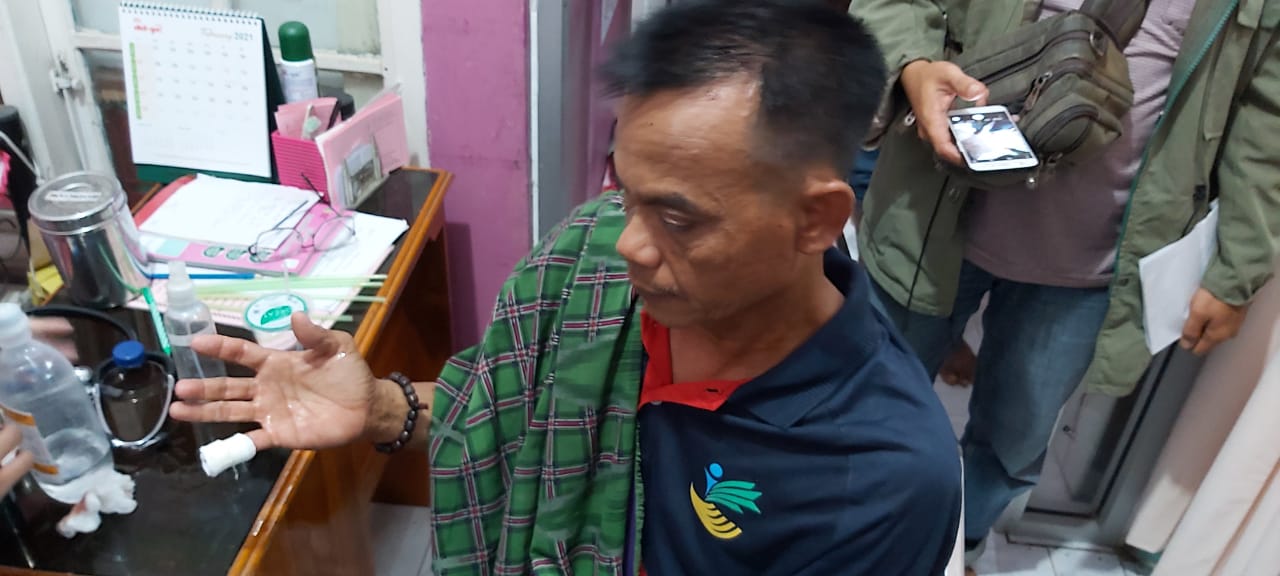 Aksi premanisme berujung bui, terjadi di Dusun Blora, Desa Sukamulya, Kecamatan Palaas.