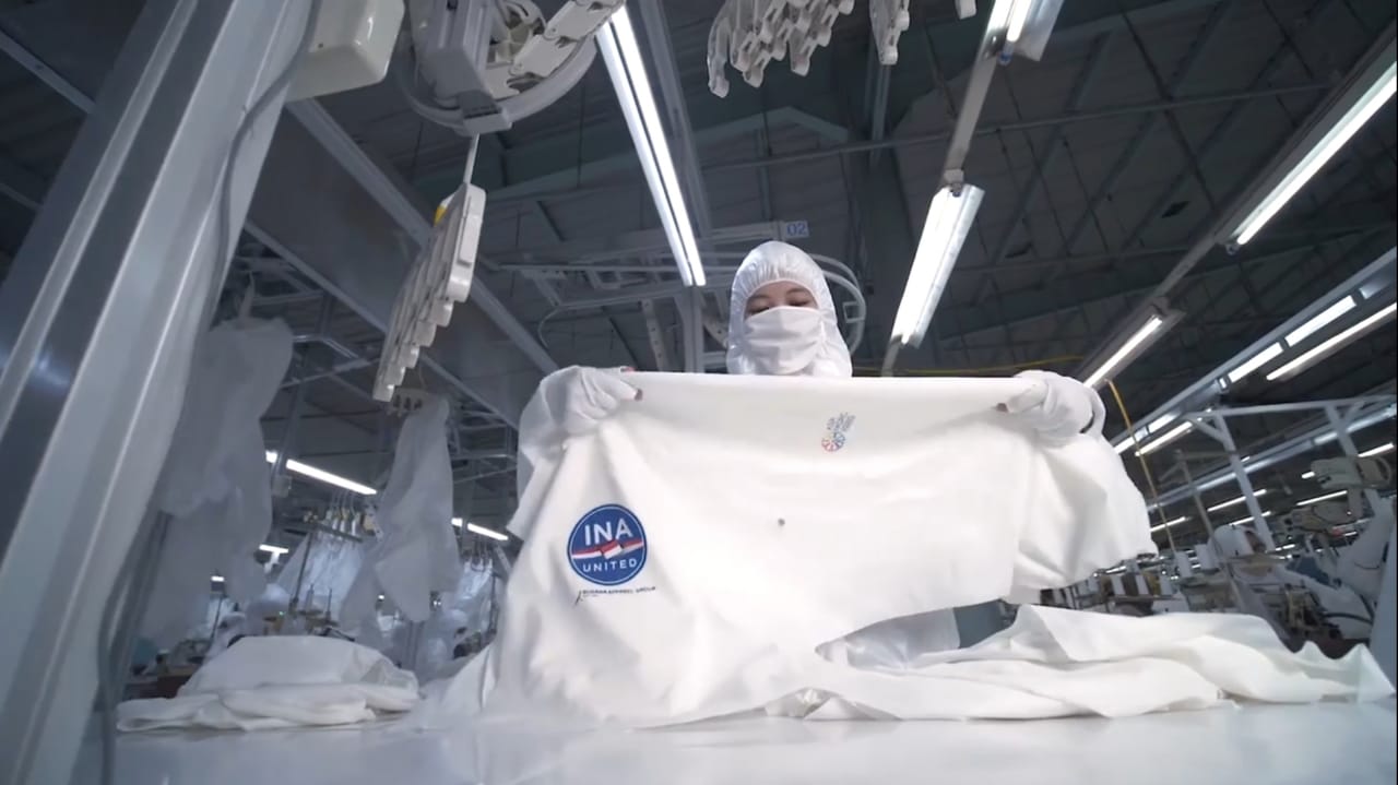 APD Lokal "Ina United" Lolos standar WHO