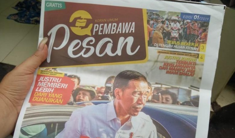 Bawaslu Larang Tabloid Pembawa Pesan Disebarluaskan