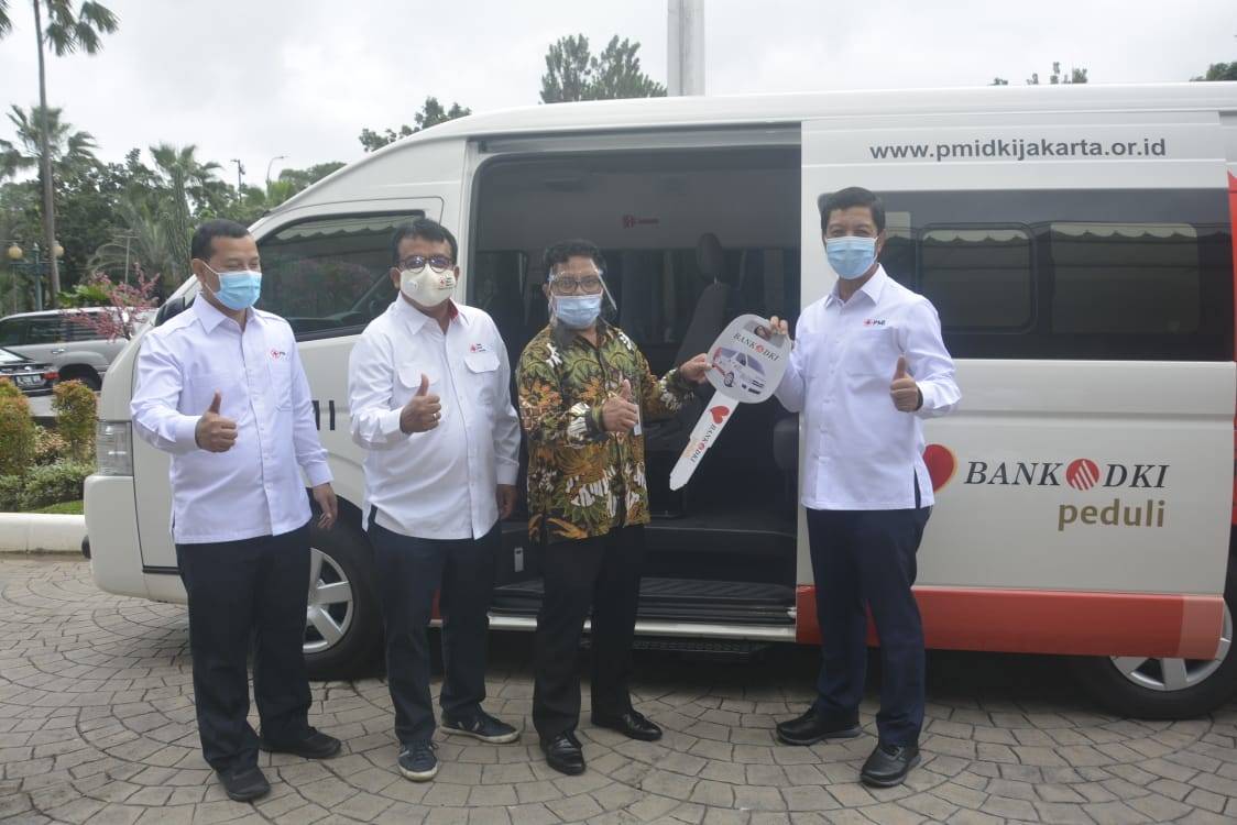 Bank DKI Berikan Mobil Unit Donor Darah Kepada PMI Provinsi DKI Jakarta