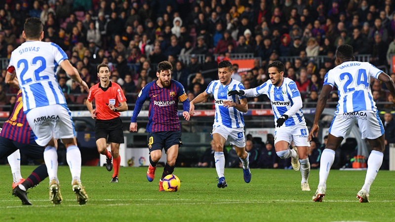 Susah Payah, Barcelona Bekap Leganes 3-1