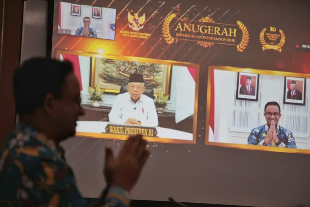 Anies Torehkan Lagi Penghargaan, Jakarta Pemda Paling Informatif