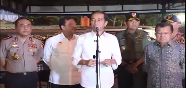 Jokowi Minta Peran TNI Dilibatkan Dalam RUU Anti-terorisme