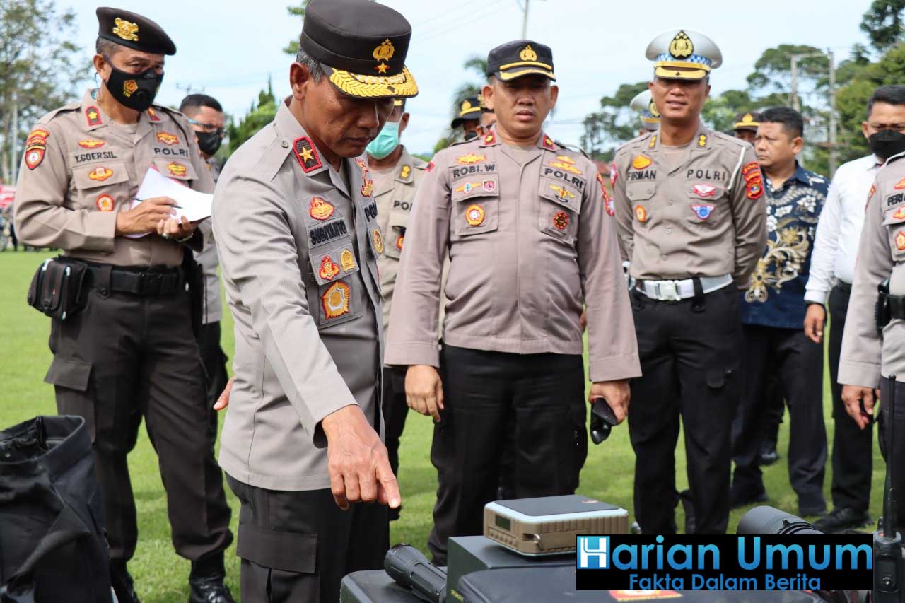 Wakapolda Lampung Laksanakan Supervisi Dan Pengecekan Operasional Di Polres Lampung Barat