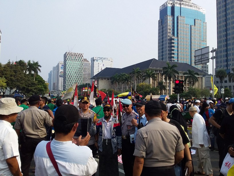 Pendemo MK Keracunan, Koordinator Massa Tuding Ada Pihak Manfaatkan PKL