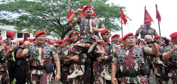 Panglima TNI Terima Brevet Komando Sebagai Warga Kehormatan Kopassus