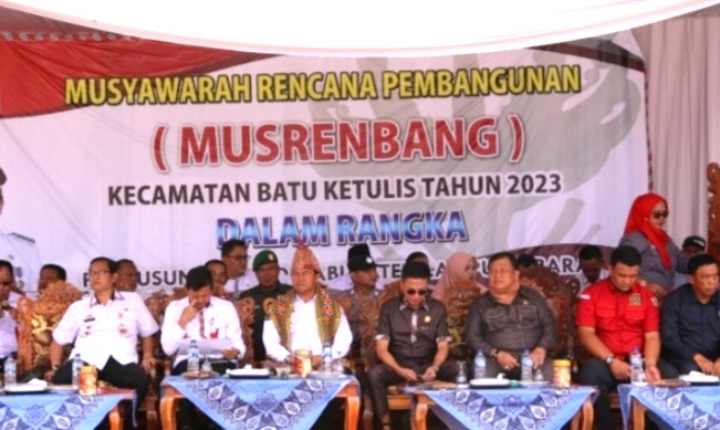 Pemerintah Daerah Kabupaten Lampung Barat Menyelenggarakan Musrenbang di dua kecamatan