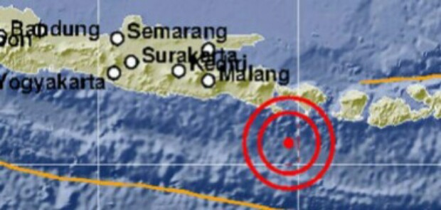 Bali Digoyang Gempa 5,4 SR
