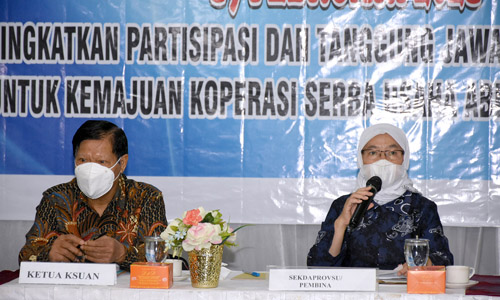 Buka RAT KASUAN Sumut, Sabrina Harapkan KASUAN Semakin Dikenal dan Bermanfaat Bagi Masyarakat