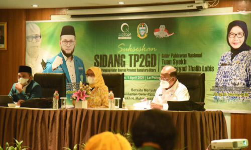 TP2GD Sumut Usulkan HM Arsyad Thalib Lubis Jadi Pahlawan Nasional