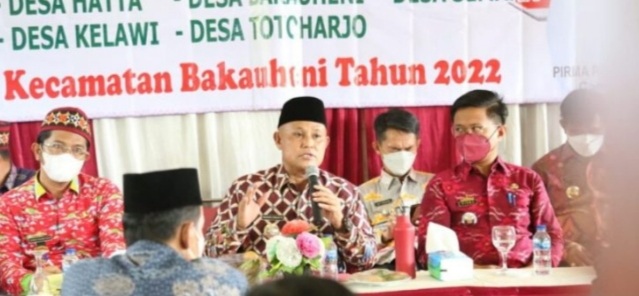 Bupati Lampung Selatan bersama Pejabat Terkait Melakukan Kegiatan Pembinaan Aparatur Desa