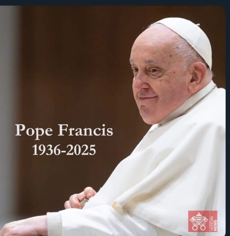 Pernyataan Dukacita Persekutuan Gereja-Gereja di Indonesia Atas Wafatnya Paus Fransiskus, SJ