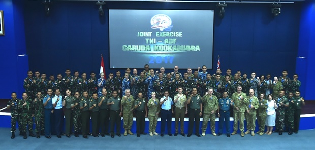 TNI dan ADF Gelar Latihan Bersama Garuda Kookaburra 2017