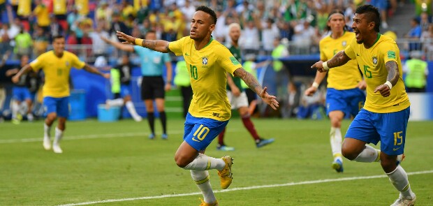 Tundukkan Meksiko, Brasil ke Perempat Final Piala dunia 2018