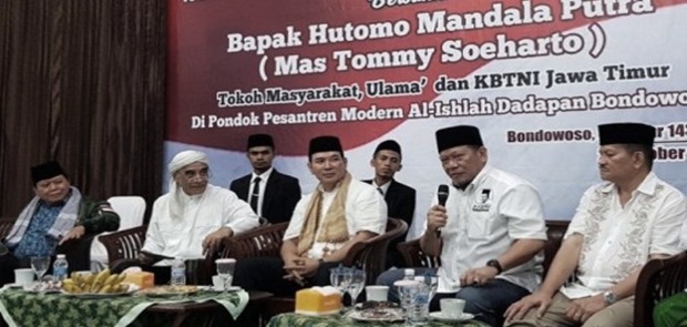 Hutomo Mandala Putra  Minta Warga Jawa Timur Dukung La Nyalla