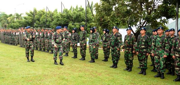 105 Perwira Siswa Sekkau Angkatan 102 Gelar Latihan Perang